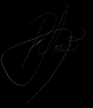 Signature of Rob Saric